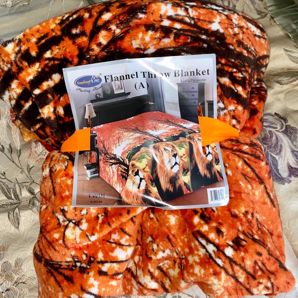 Flannel Throw Blanket